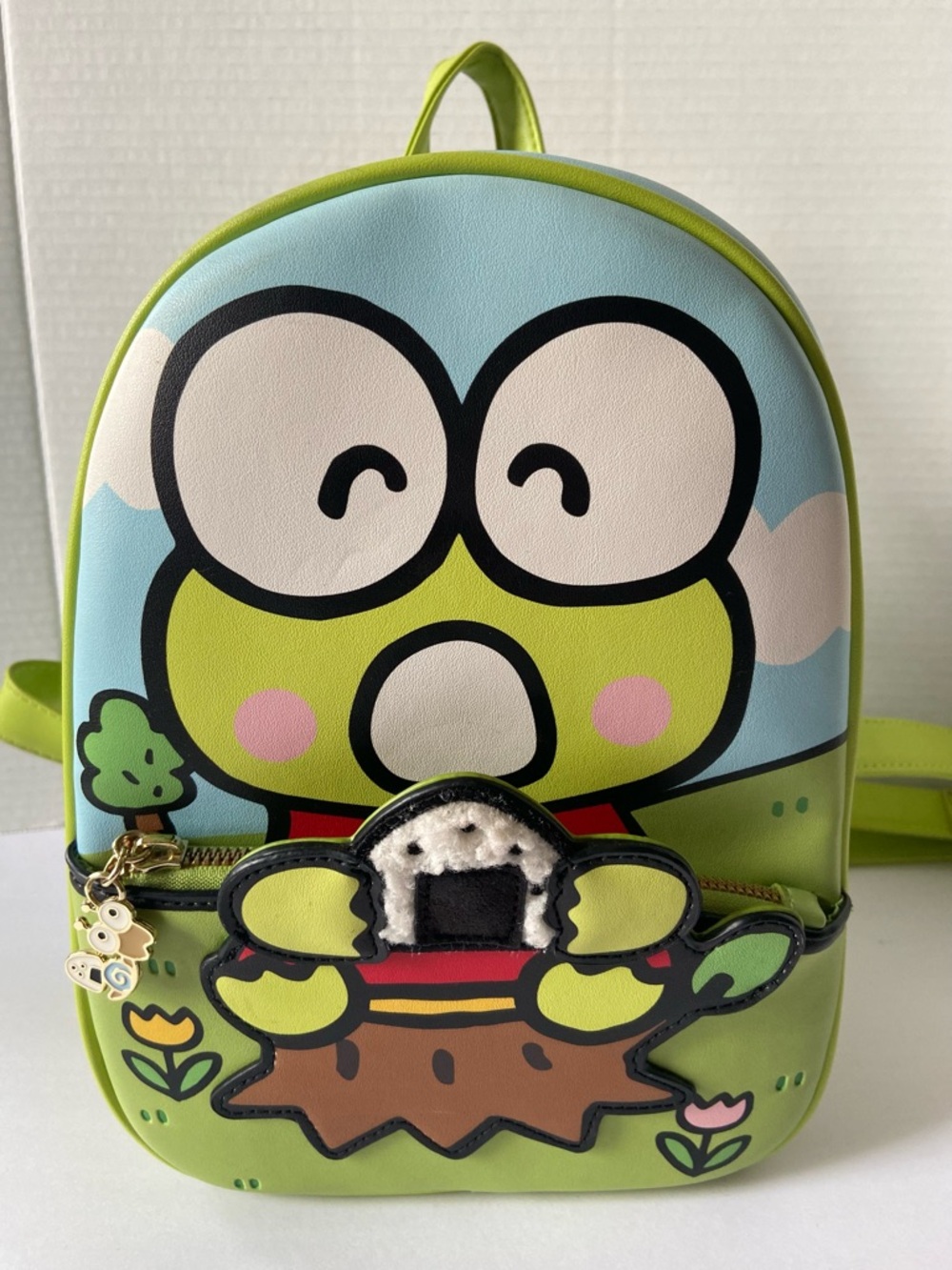 MYSTERY BAG Sanrio Keroppi Kawaii Mini Backpack 12” X 8” Her Universe Preowned
